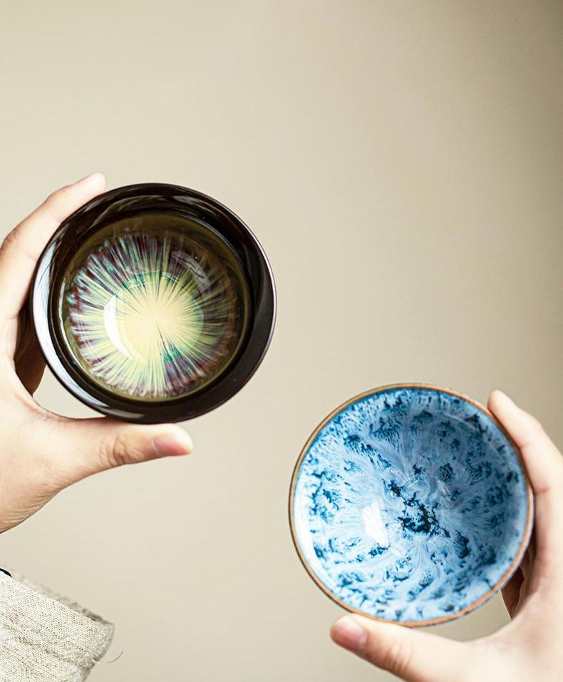 9pcs Tea Cup Set 60ml / 2oz 9pcs In Total With Gift Box