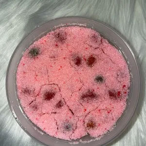 Watermelon Sour Dour Bites Candy Sweet Snack Bonbon Tangy Fruit Chewy 8 oz Container with Cherry & Lemon Flavors