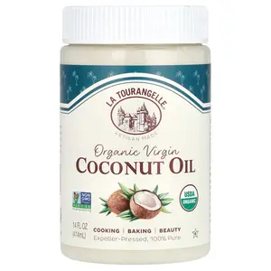 La Tourangelle Organic Virgin Coconut Oil, 14 fl oz (414 ml)