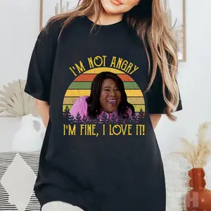 Vintage I'm Not Angry I'm Fine I Love It Key and Peele Shirt Sweatshirt Hoodie