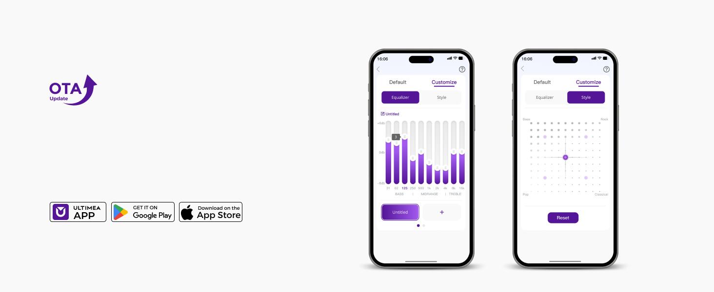 ULTIMEA Aura A40 7.1ch Virtual Surround Soundbar with Subwoofer– 4 Rear Speakers for Entry-Level, Home Theater System, 121 EQ Presets, Smart App Control, Bluetooth, Audio