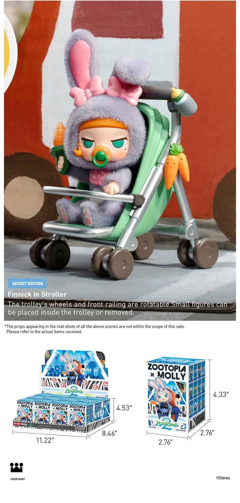 POP MART MOLLY × Zootopia Co-branded Series Figure