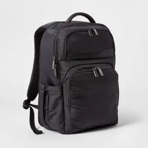 Signature Day Trip Backpack Black - Open Story: Water-Resistant Travel Laptop Bag