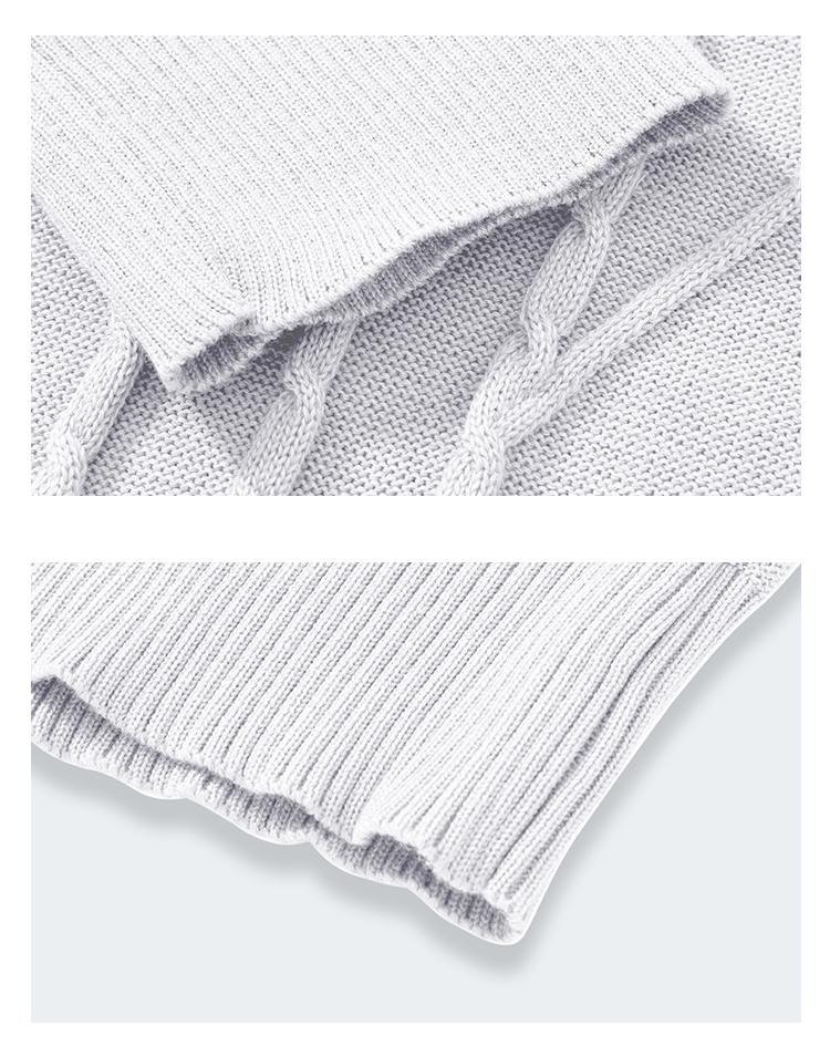 3-Pack Men's Winter Long Sleeve Turtleneck Knit Warm Sweater Autumn & Winter Fashion Versatile High Street Apparel Men