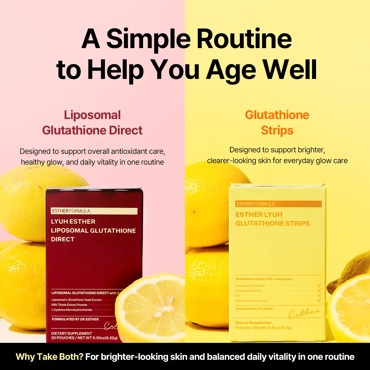 ESTHER FORMULA Liposomal Glutathione Oral Strips | High-Absorption Antioxidant, Detox & Brightening Support | Skin Glow Supplement (45 Strips) - TikTok Shop ESTHER FORMULA Liposomal Glutathione Oral Strips | High-Absorption Antioxidant, Detox & Brightening Support | Skin Glow Supplement (45 Strips) - TikTok Shop