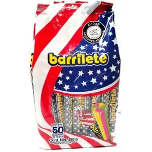 Barrilete Candy 50ct - Patriotic Design, 480g Bag of Confectionery Treats