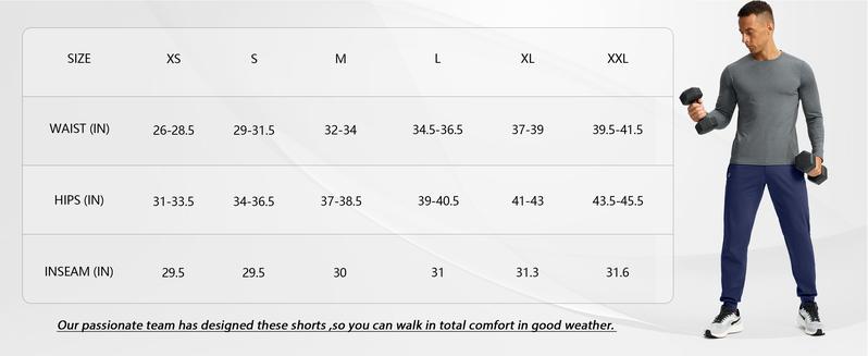 G Gradual Men's Fleece Joggers with Zipper Pockets Winter Warm Pants Water Resistant Athletic Workout Gym Sweatpants for Men Running Outfits