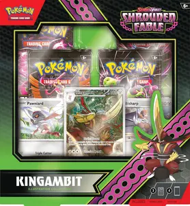 Pokemon TCG: Scarlet and Violet Shrouded Fable: Kingambit Illustration Collection (4 Packs, Promos)