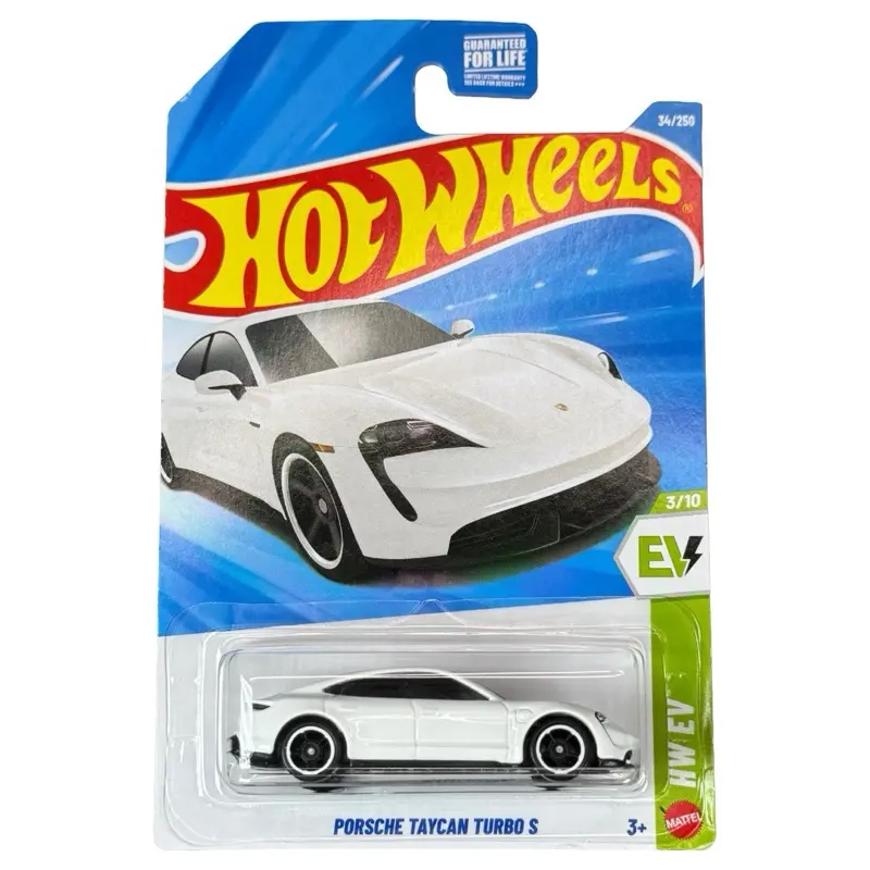 Hot Wheels Porsche Taycan Turbo S white mainline 34/250 Hot Wheels Porsche Taycan Turbo S white mainline 34/250