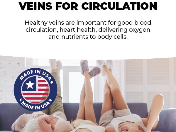 Vein Support Supplements Venease by PUREHEALTH RESEARCH - Natural Blood Circulation Supplement - with Horse Chestnut Extract, Rutin & Buthers Broom Extract, 60 Capsules Vein Support Supplements Venease by PUREHEALTH RESEARCH - Natural Blood Circulation Supplement - with Horse Chestnut Extract, Rutin & Buthers Broom Extract, 60 Capsules