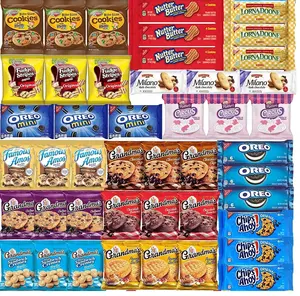 Top assortment Cookies Individually Wrapped Variety Pack - Cookies Bulk Assortment Top Package Sampler (45 Count)