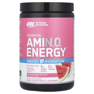 Optimum Nutrition Essential Amin.O. Energy®, Watermelon Splash, 10.05 oz (285 g)