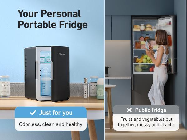 【Valentine's Day Gift】AstroAI 6 Liter Capacity Wine Cooler with Removable Shelf, 50W, Anti-Slip Silicone Pads, 110V Compatible for Home & Car Use, Compact Design 【Valentine's Day Gift】AstroAI 6 Liter Capacity Wine Cooler with Removable Shelf, 50W, Anti-Slip Silicone Pads, 110V Compatible for Home & Car Use, Compact Design