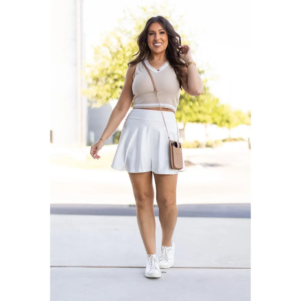 Wendy - White Skort Wendy - White Skort