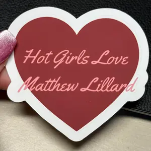 Hot Girls Love Matthew Inspired Vinyl Waterproof Sticker