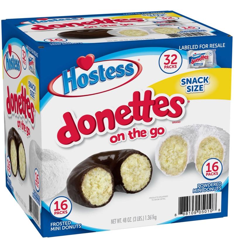 Variety Pack Donuts, Snack Size, 1.5 Oz., 32 Pk. - Assorted Flavors