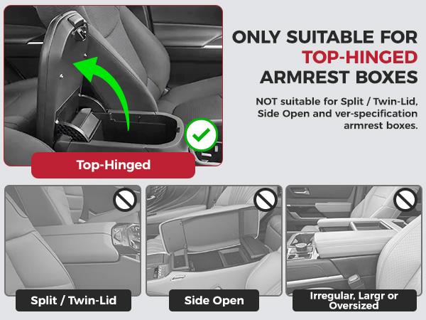 FREESOO PU Leather Car Central Elbow Pad Armrest Box Heightening Storage Box Cup Holder Tissue Box Auto Interior Accessories