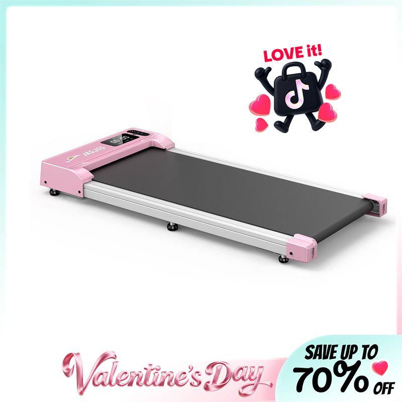 【SalesBOOM】 Walking Pad with 15°Incline,Remote Control, LED Display, Portable Under Desk Treadmill for Small Spaces, Home/Office Exercise Equipment Fitness Workout Calories