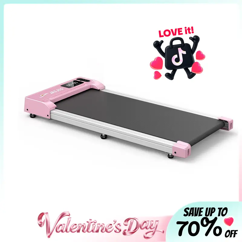 【SalesBOOM】 Walking Pad with 15°Incline,Remote Control, LED Display, Portable Under Desk Treadmill for Small Spaces, Home/Office Exercise Equipment Fitness Workout Calories