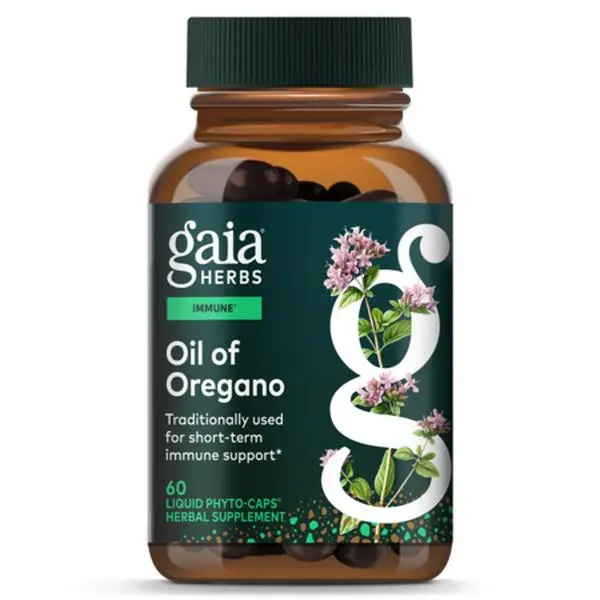 Gaia Herbs Oil of Oregano - Immune & Antioxidant Support Supplement - with Oregano Oil, Carvacrol & Thymol