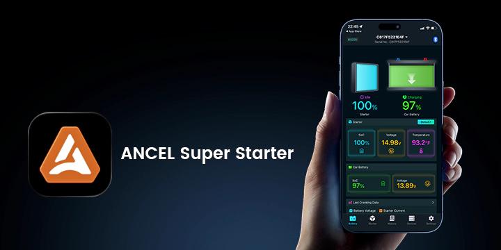 ANCEL BS200 Super Starter for 12V Battery Instant Start Smart App Monitoring Extreme Weather Ready Supercapacitor Technology Fast Charging ANCEL BS200 Super Starter for 12V Battery Instant Start Smart App Monitoring Extreme Weather Ready Supercapacitor Technology Fast Charging