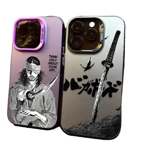 Japanese Comics Vagabond Samurai Case for iPhone 17 16 15 14 13 12 Air Pro Max Plus Colorful Cellphone Casing Protection Protective