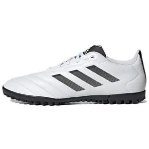 Adidas GOLETTO 8 VIII Round-Toe TF Soccer Cleats for Men and Women - Turf and Artificial Grass - Composite Material - White Black Trending Shoes, House White Official Shoes to Get / Maison Mihara