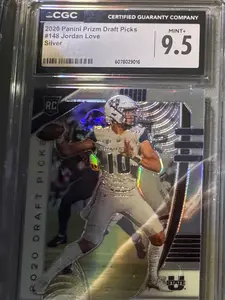 2020 Panini Prizm Draft Picks #148 Jordan Love Silver Mint 9.5