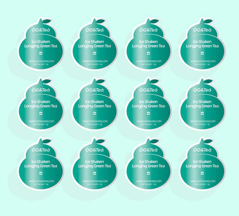 BOGO 2 Cartons Cold-brewed Iced Longjing Tea (1 Carton 30g 3g×10packs)×2 With Color Changing Glass Water Bottle Summer Green Tea