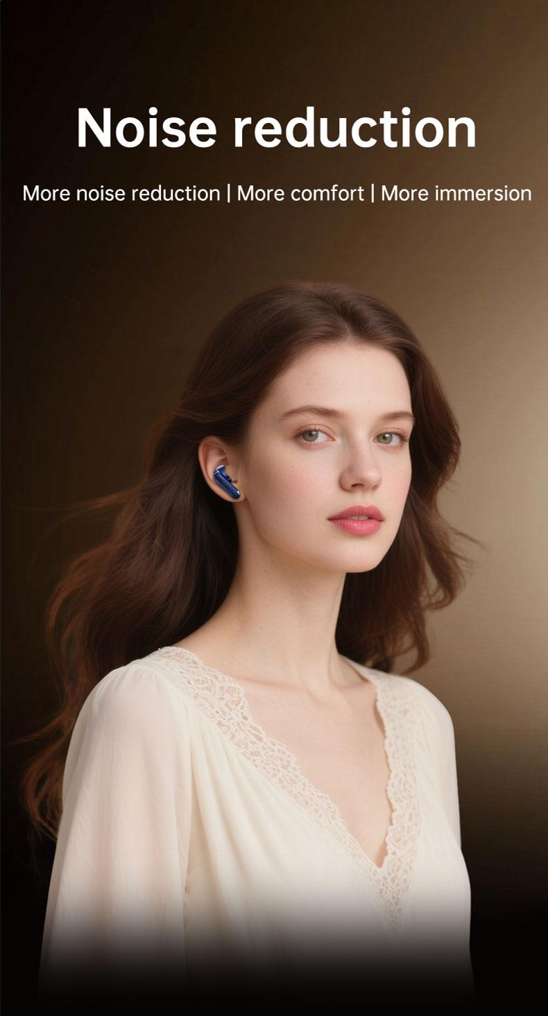 Acer OHR548 Smart Noise Cancelling Earbuds, Wireless Stereo Earphones, Extra Long Battery Life, Universal Fit for Men and Women, Comfortable Wear, Noise Isolation Headphones, Compact Headset Design,   Bt.  noise cancelling headphones Audio Blue Electronic