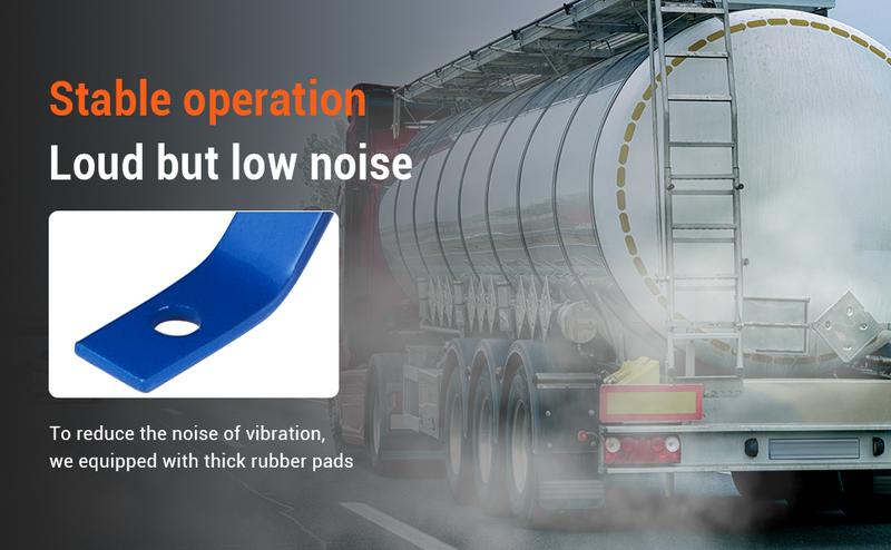 【GARVEE】4 Trumpets Train Horns Kit with 150DB Sound, Available with 1 or 1.6 Gallon Tank, 120-150 PSI Air Compressor, 12V Power for Trucks, Cars, Motorcycles, SUVs, RVs, Vans, Boats, and More