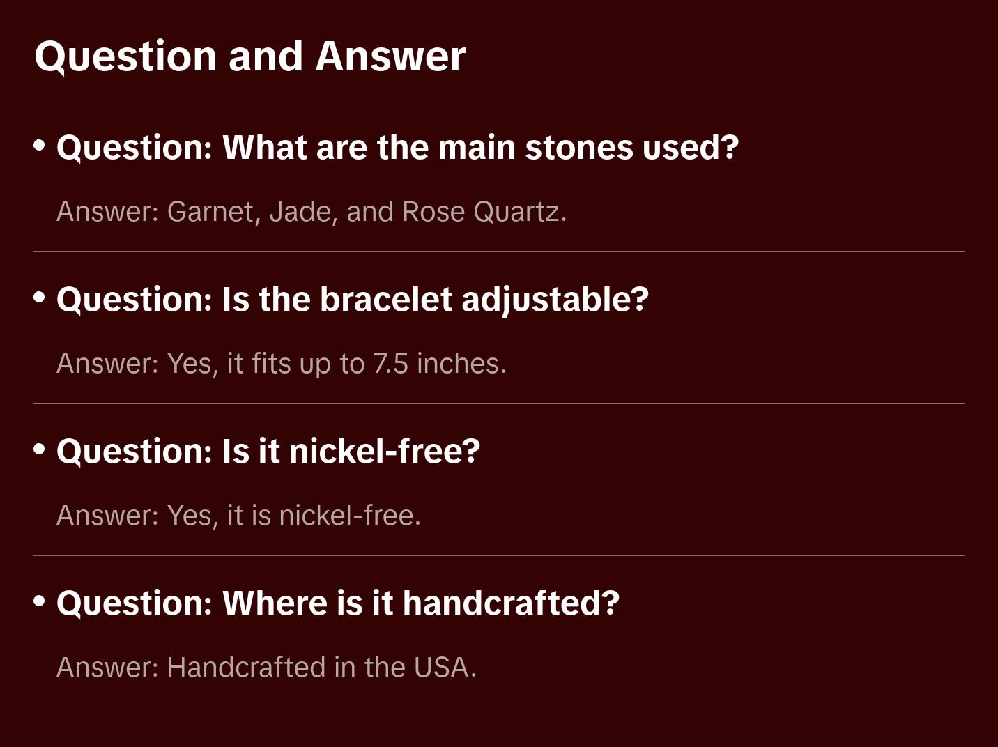 Rosebud Bracelet | Made with Garnet, Jade, and Rose Quartz