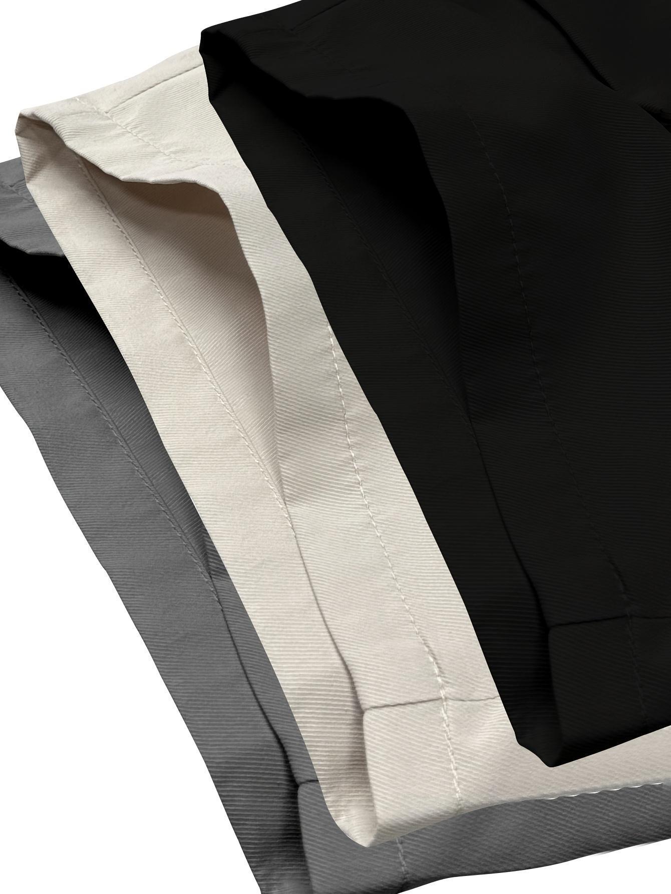 Men's plus size summer work pants - elastic drawstring waist circumference, multiple pockets and letter patches, regular mid waist non elastic fabric, opaque, suitable for daily and casual wear, Father's Day gift casual pants for summer
