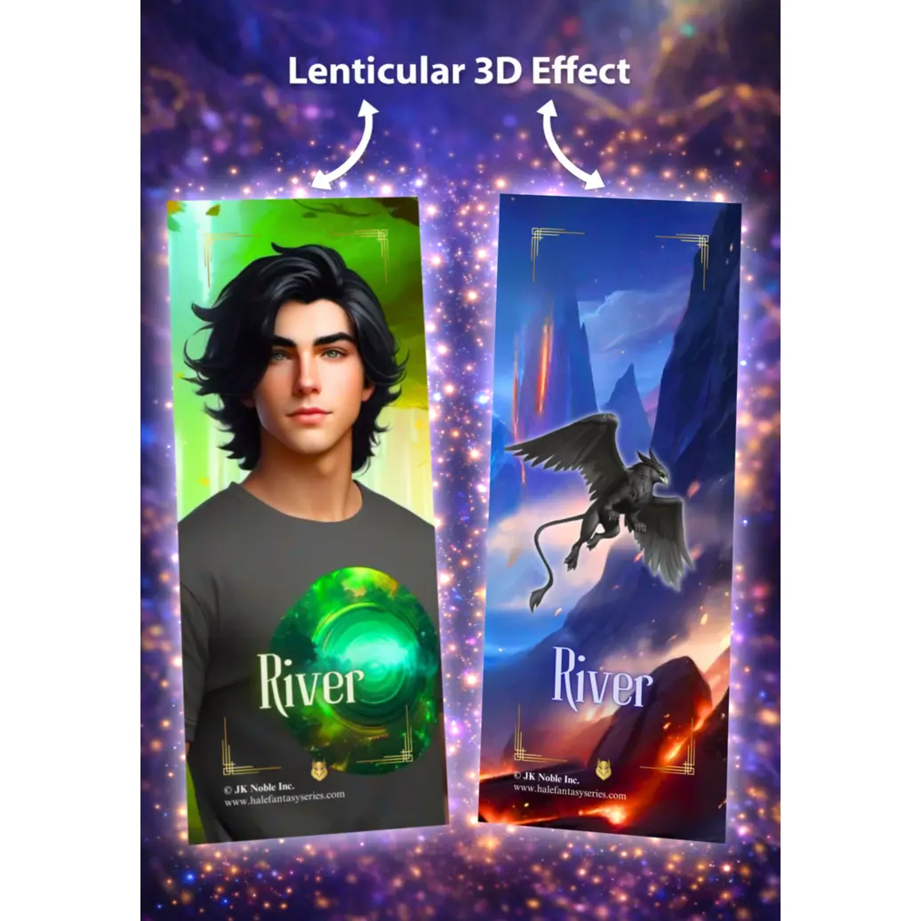 River Griffin Lenticular Bookmark