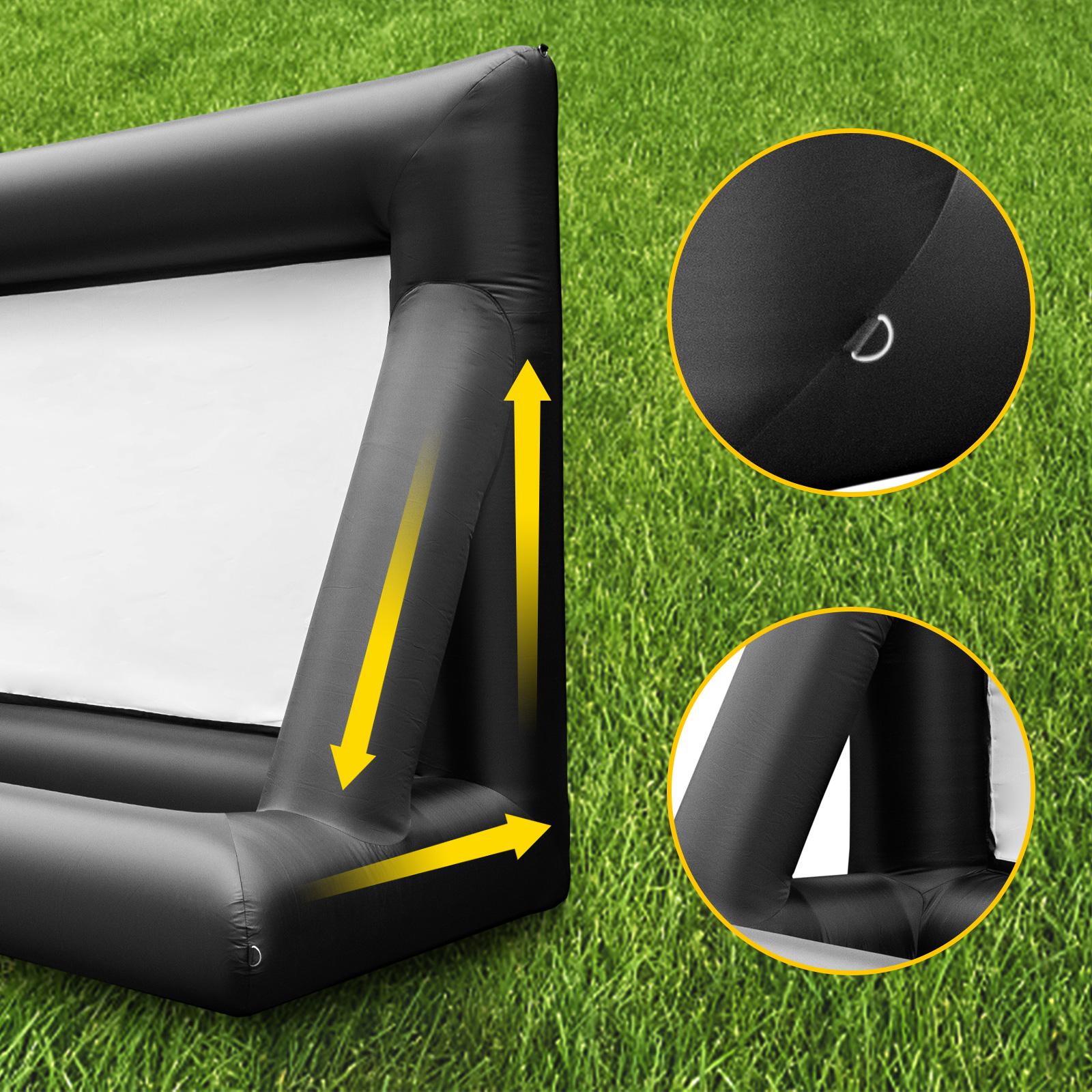 VEVOR Inflatable Movie Screen, Various specifications, Inflatable Projector Screen for outside with Air Blower Inflatable Screen,  Oxford Fabric Material Blow Up Screen for Outdoor Movie Supports Front/Rear Projection