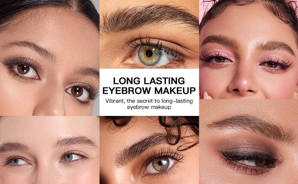 【NEW】iMethod Pink Brow Gel & Curved Eyebrow Pen - Microblading Brow Pencil with Micro-Fork-Tip Applicator, Waterproof, Sweat-Proof Brow Gel, Cosmetic