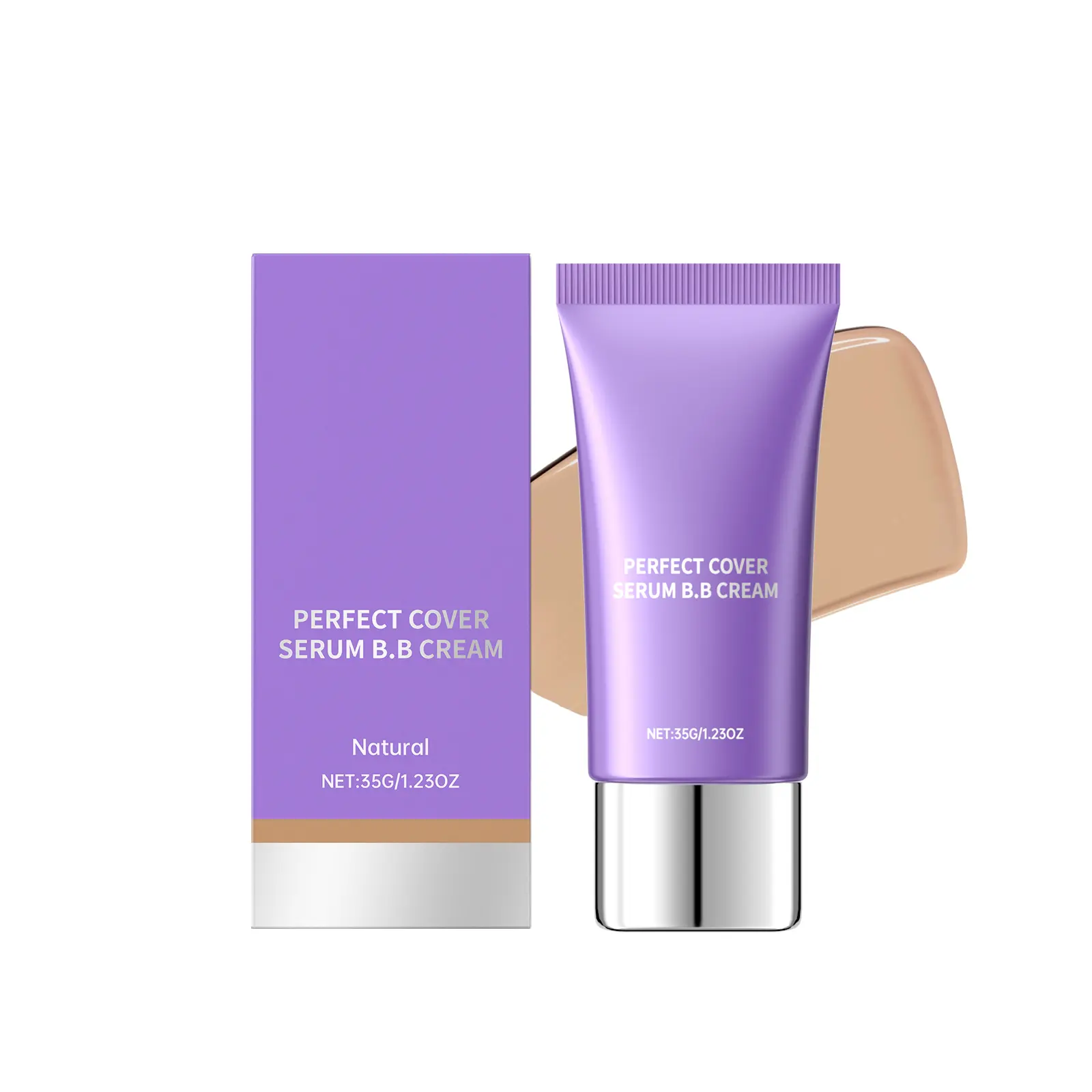 Natural Color Moisturizing Essence Bb Cream, Light, Moisturizing, Matte, Clear, Suitable For Oily And Dry Skin. Portable Essence Bb Cream