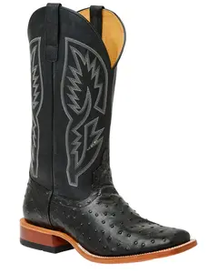 Horse Power Men's Boot Barn Ostrich Print Tall Western Broad Square Toe - Hp1204