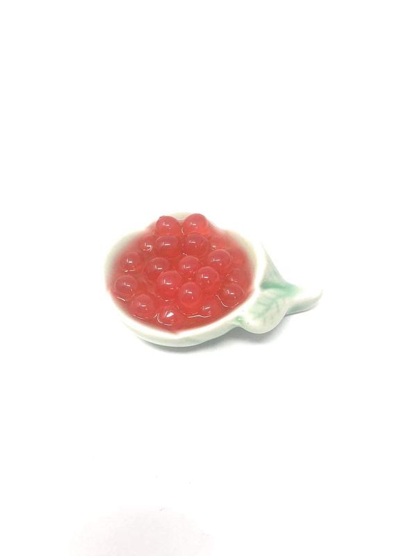 Boba Bursting Bobaz Popping Bobaz Pearls Fruit Tea Snack Toppings (490 Grams, Strawberry)