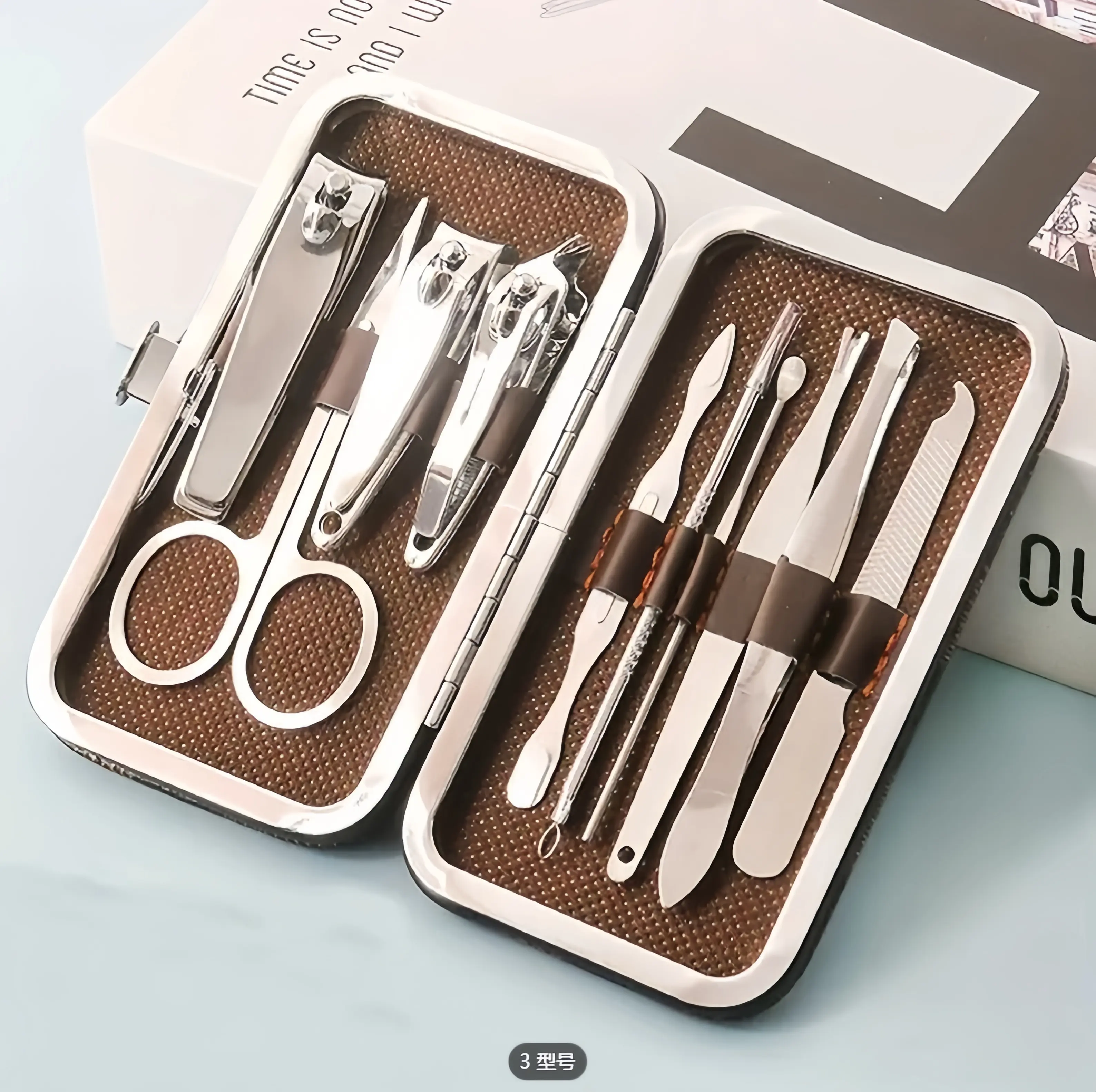 7/10-Piece Professional Nail Clipper Set with Case | Heavy Duty Stainless Steel Toenail & Fingernail Clippers, Cuticle Remover, Nail File Kit | Precision Grooming Tools for Men, Women & Seniors | Home, Travel & Salon Essentials