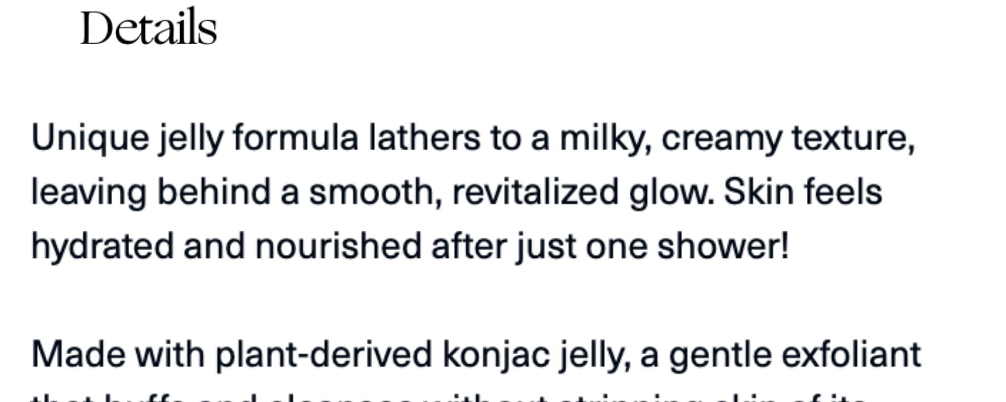 Find Comfort Gentle Exfoliating Body Wash