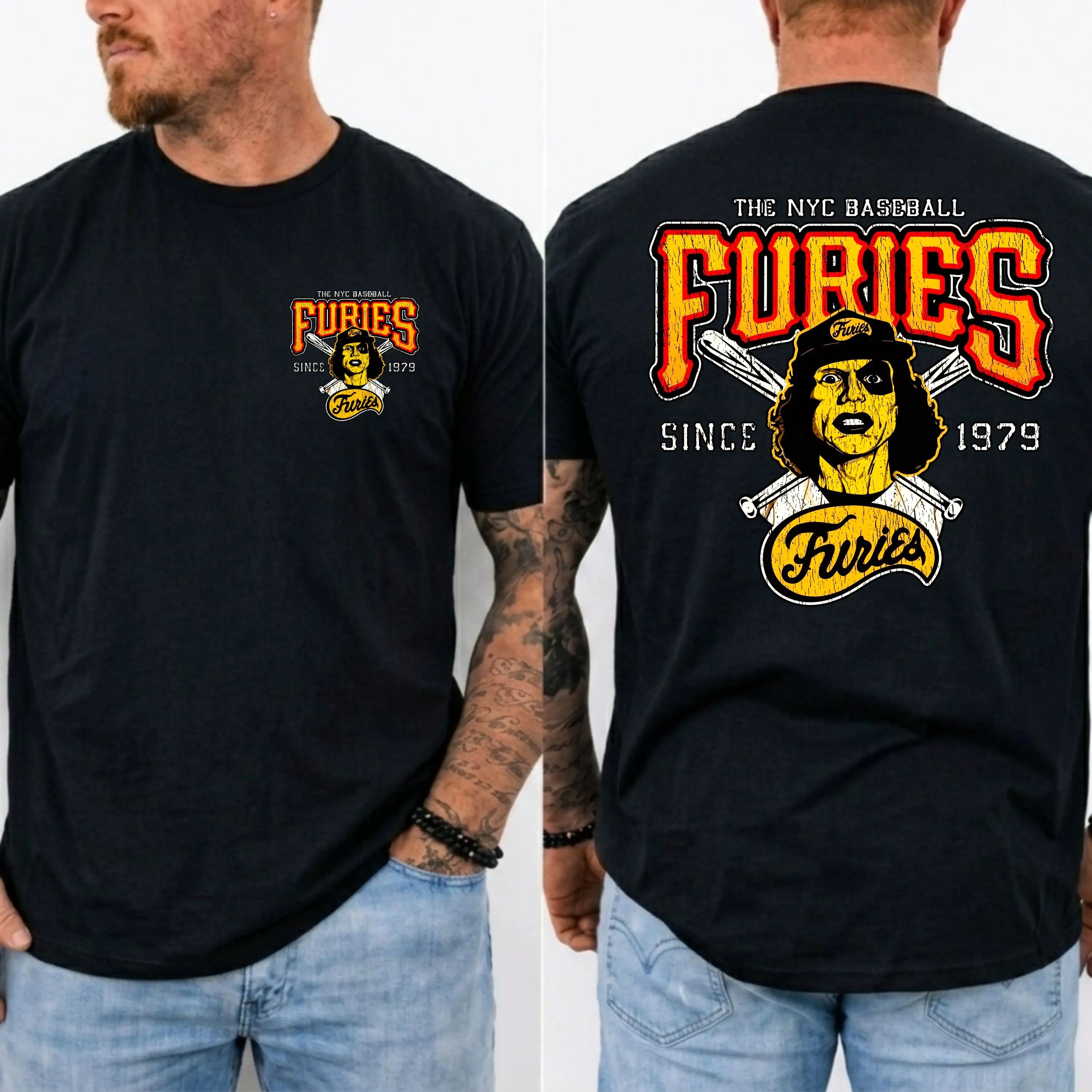 Vintage The Warriors Baseball Furies Sweatshirt, 1979 NYC Cult Movie Graphic Shirt, Retro Baseball Streetwear, Classic Film Fan Gift, Unisex Pullover, MADE IN USA