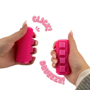 Little Ouchies Spikie Keytar Potions & Elixirs Portable Pain Stim Tool Key Chain with Sharp Micro Plastic Spikes for Anxiety Stress Relief Vibrant Colors Sensory On-the-Go Comfort