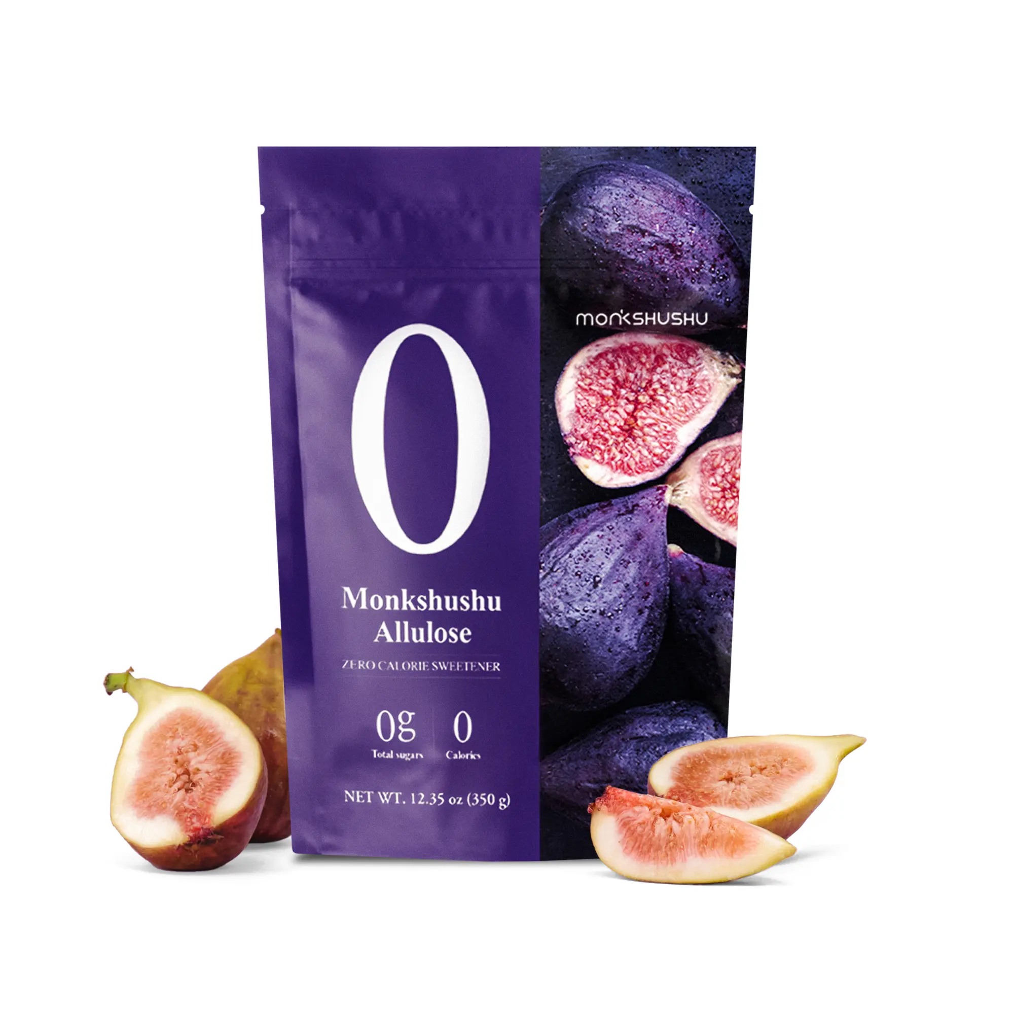 MONKSHUSHU Allulose Sweetener Powder 12.35 Oz - 99.8% Allulose, Zero Calorie Sugar Substitute - Keto-Friendly, Vegan, Gluten-Free, Sugar-Free, Monk Fruit, 0g Net Carbs, Non-GMO