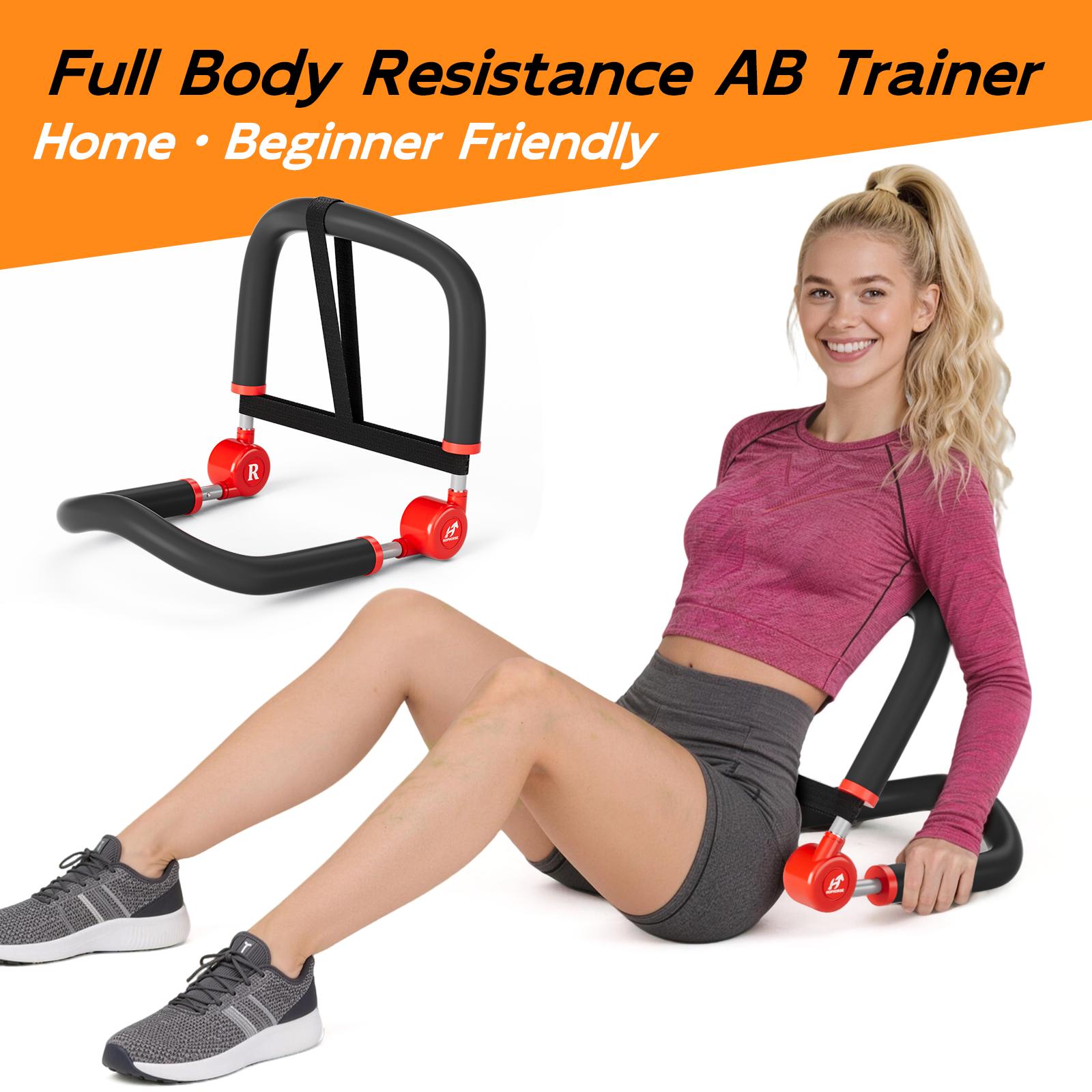 HOPHORSE 10-in-1 AB TRAINER Full Body Workout 3 Resistance Levels 35/44/57 LBS Compact Portable Beginner-Friendly Home & Daily Use HOPHORSE 10-in-1 AB TRAINER Full Body Workout 3 Resistance Levels 35/44/57 LBS Compact Portable Beginner-Friendly Home & Daily Use