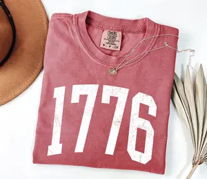 Comfort Colors American 1776 Shirt, Retro USA Shirt, 4th Of July Shirt, Independence Day Shirt, Fourth Of July Tee, Memorial Day Women Tee