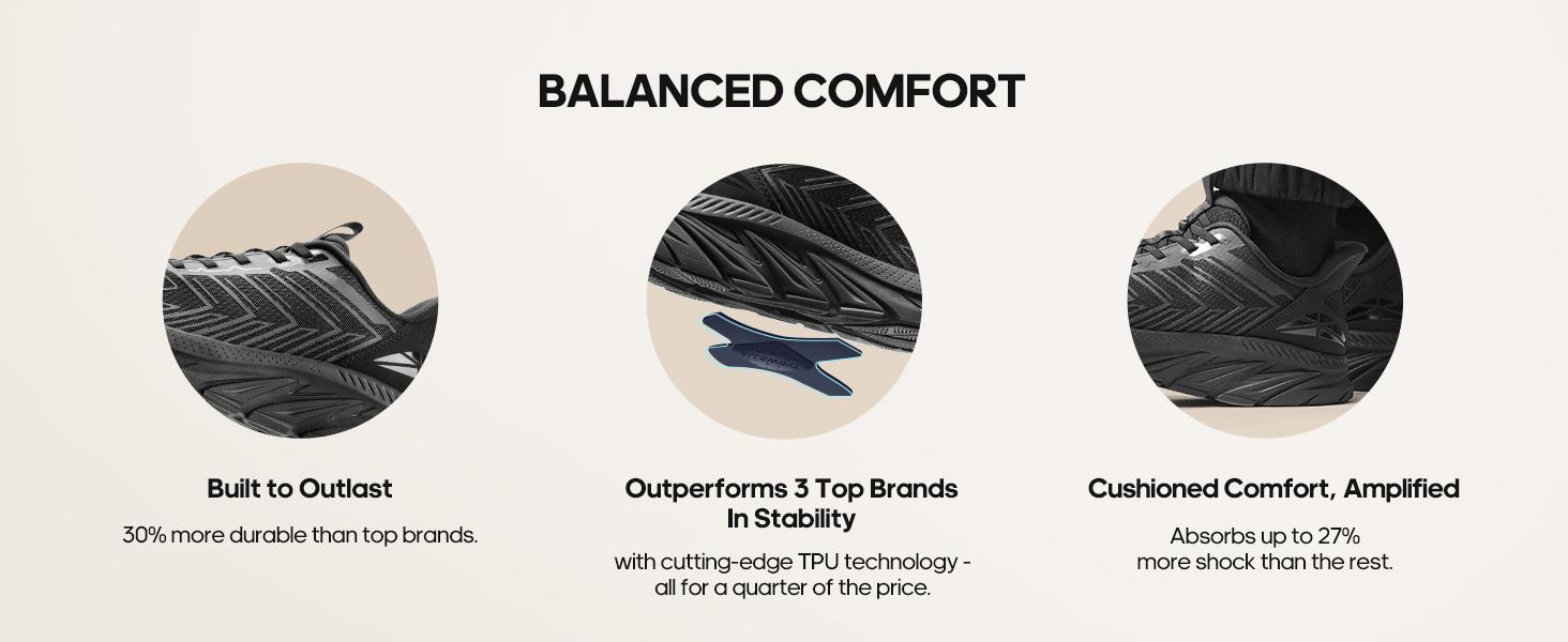 AllSwifit 2.0 Men's Slip On Comfortable Walking Shoes Running Tennis Athletic Gym Workout Cross Training