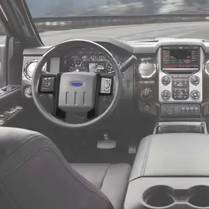 For 2008-2016 Ford F250/F350/F450/F550 Interior Center Console Steering Wheel Trim Cover