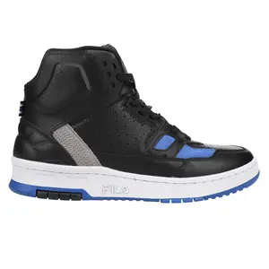 Fila Mens Rissmo Perforated High Sneakers Shoes Casual - Black Fila Mens Rissmo Perforated High Sneakers Shoes Casual - Black