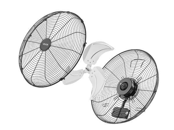 【BackToSchool】VEVOR 18-in Cooling Wall-Mounted Fan, IP44-Rated Protection, 3-Speed Settings, Long Airflow Distance, Adjustable Oscillation Angle, Filterless Powered Fan for Industrial Use | Father's Day Gift, Cooling Wall-Mounted Fans, Dual-Speed Wall-Mou 【BackToSchool】VEVOR 18-in Cooling Wall-Mounted Fan, IP44-Rated Protection, 3-Speed Settings, Long Airflow Distance, Adjustable Oscillation Angle, Filterless Powered Fan for Industrial Use | Father's Day Gift, Cooling Wall-Mounted Fans, Dual-Speed Wall-Mou